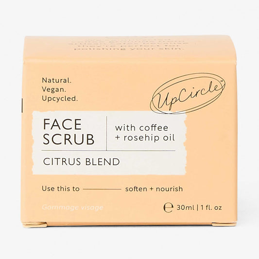 Natural Face Scrub – Citrus Blend – Travel Size | UpCircle | Triple Verified Clean | Daily Ritual Lab