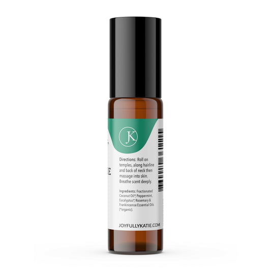 Migraine Relief Essential Oil Roller | Joyfully Katie | AI-Verified Clean | Daily Ritual Lab