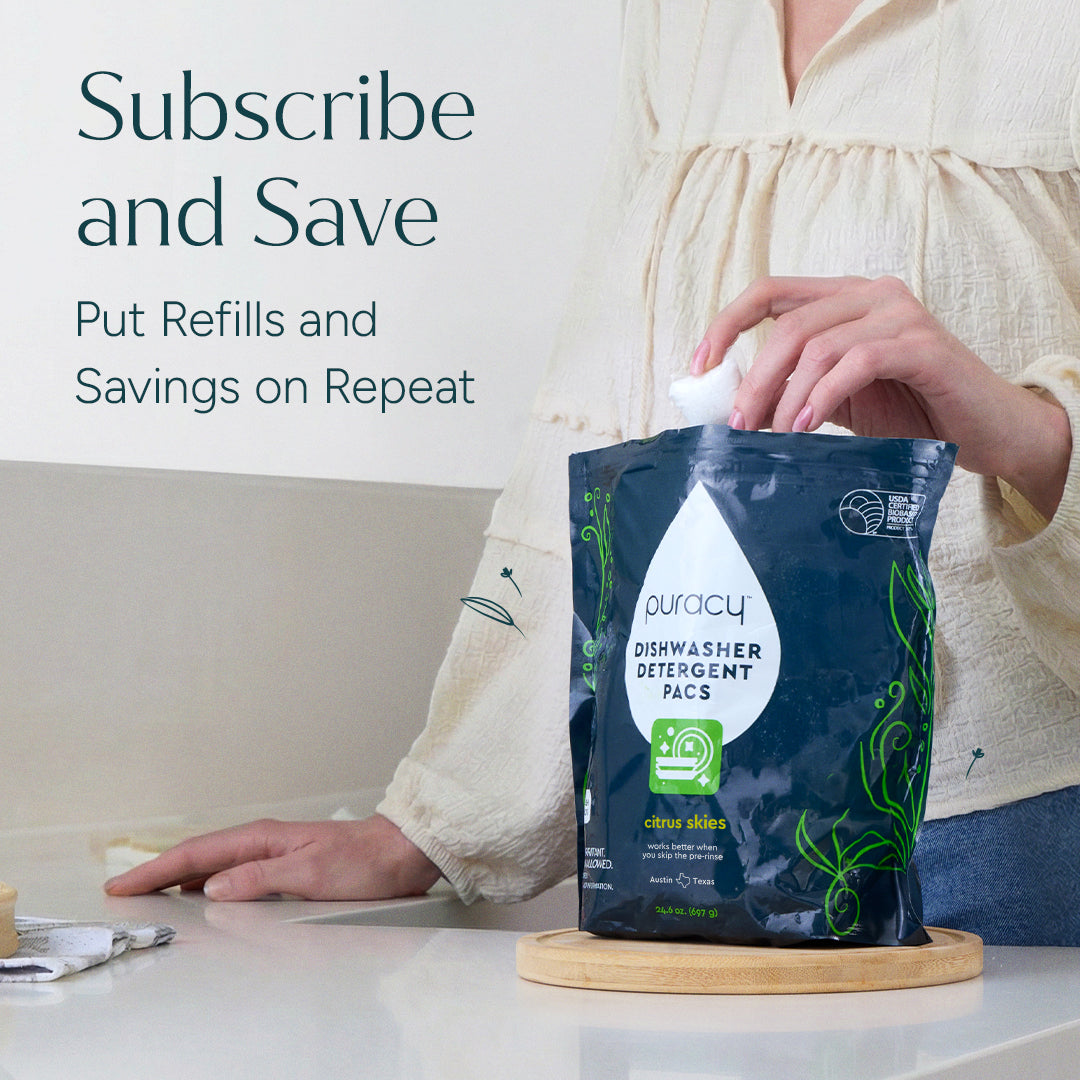 Dishwasher Detergent Pods | Puracy | AI-Verified Clean | Daily Ritual Lab