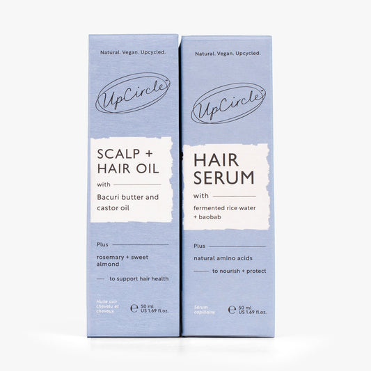 Hair Oil and Serum Duo | UpCircle | Triple Verified Clean | Daily Ritu