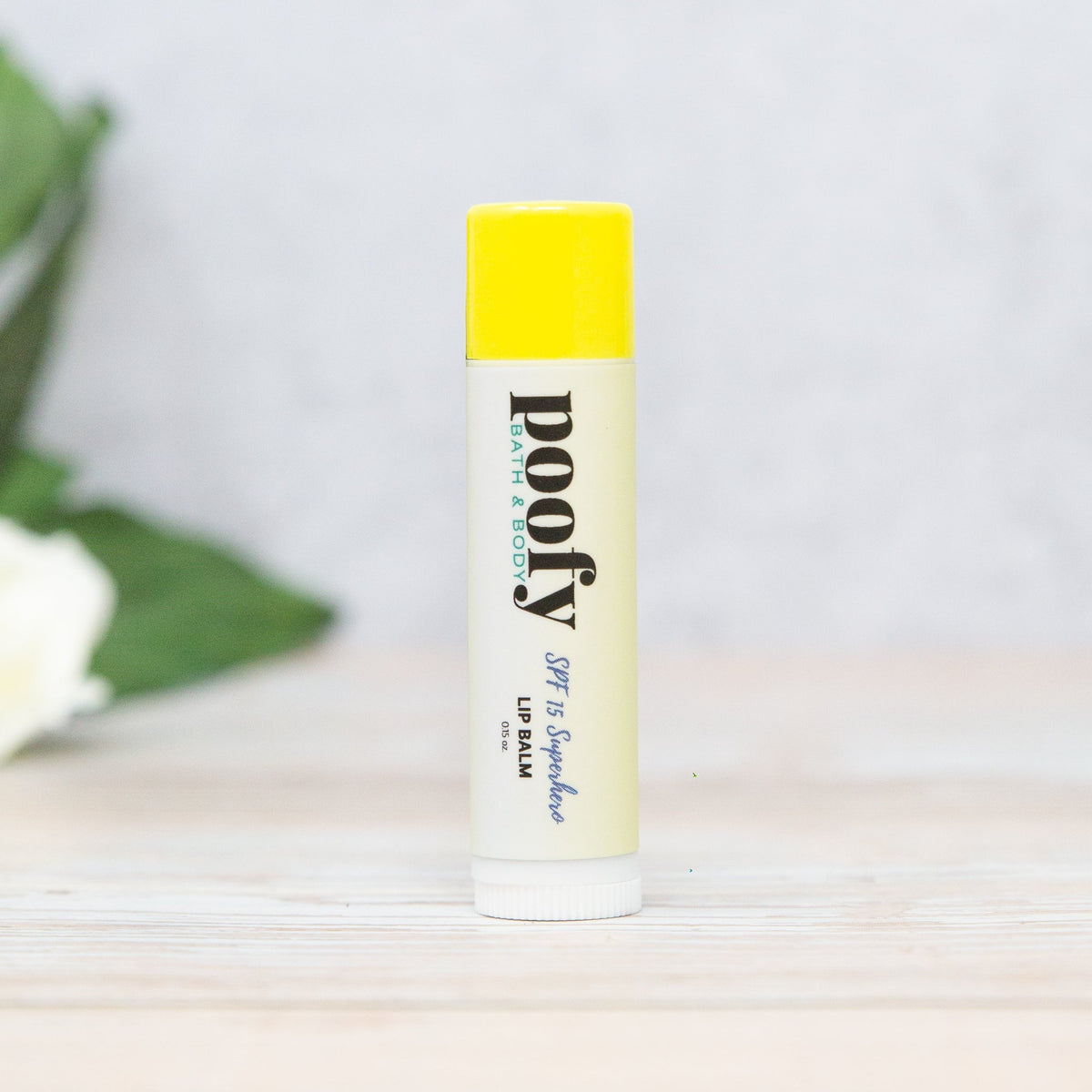 SPF Superhero Lip Balm SPF 15 | Poofy Organics | Triple Verified Clean | Daily Ritual Lab