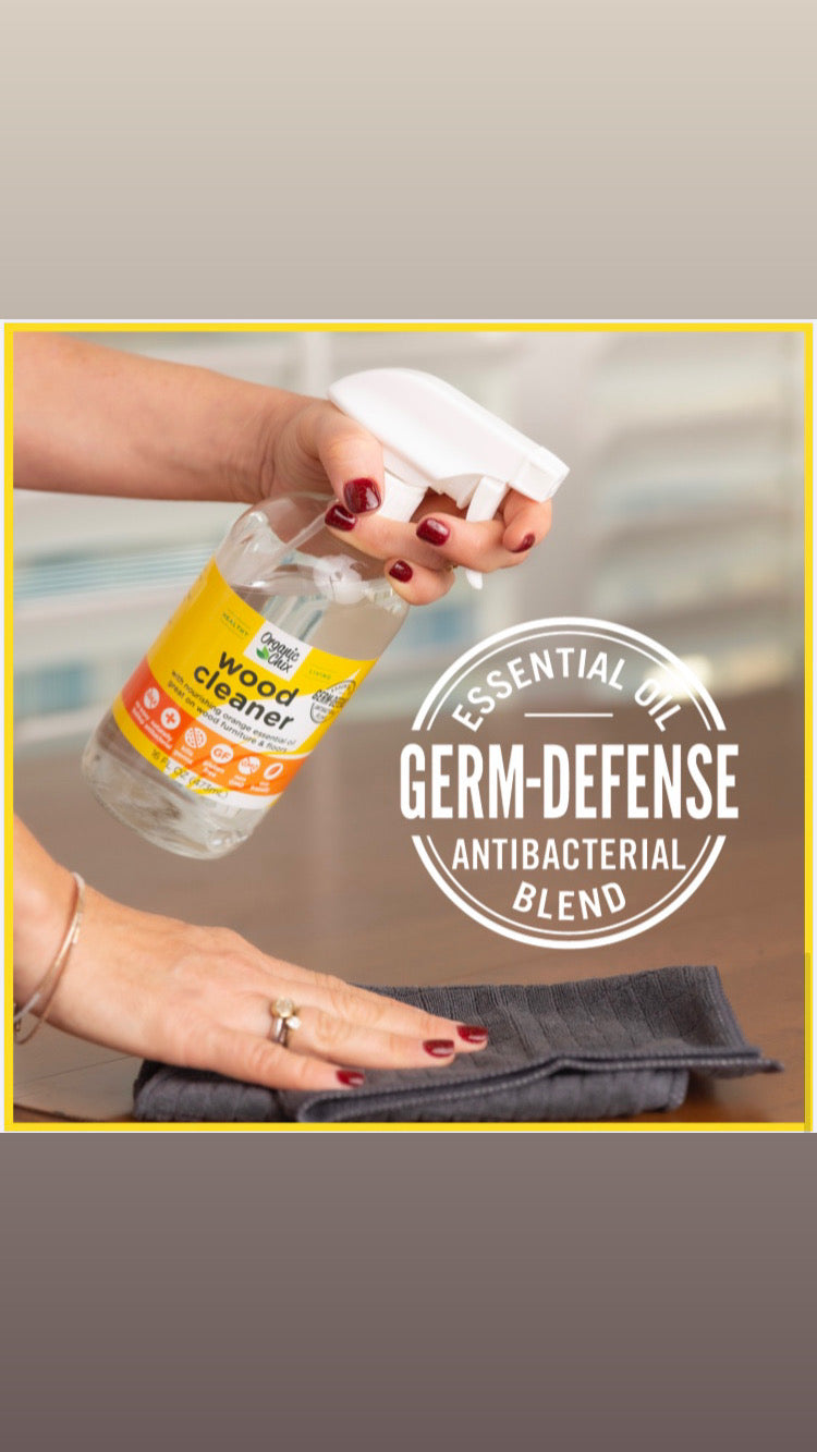 Natural Non-Toxic Wood Cleaner | Organic Chix | Double Verified Clean
