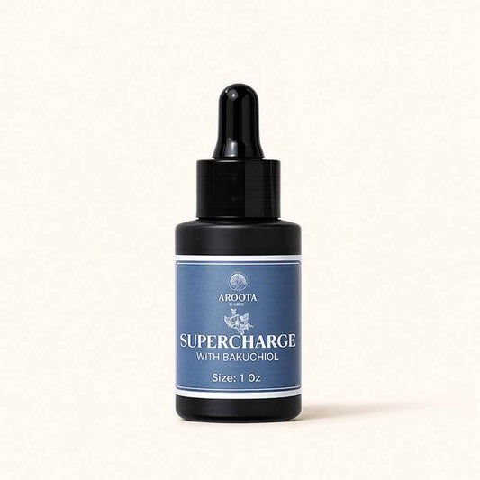 Supercharge Bakuchiol Retinol Serum | Green-Beauty Co | AI-Verified Clean | Daily Ritual Lab
