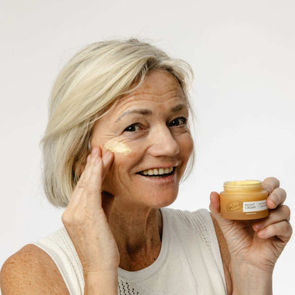 Night Cream with Hyaluronic Acid + Niacinamide | UpCircle | Triple Ver