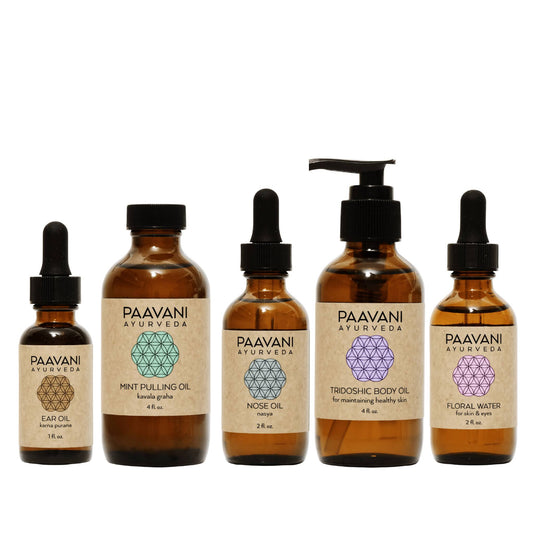Dinacharya Ritual Kit | Paavani Ayurveda | AI-Verified Clean | Daily Ritual Lab