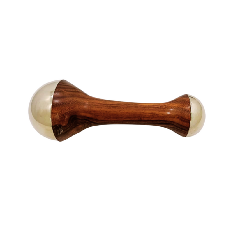 Dual-Dome Kansa Wand | Paavani Ayurveda | AI-Verified Clean | Daily Ritual Lab