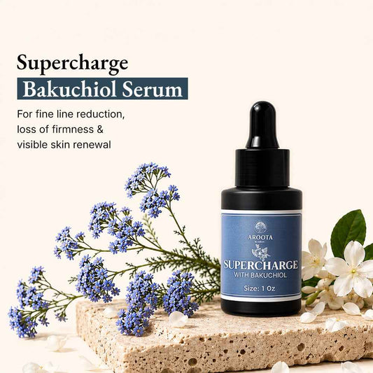 Supercharge Bakuchiol Retinol Serum | Green-Beauty Co | AI-Verified Clean | Daily Ritual Lab