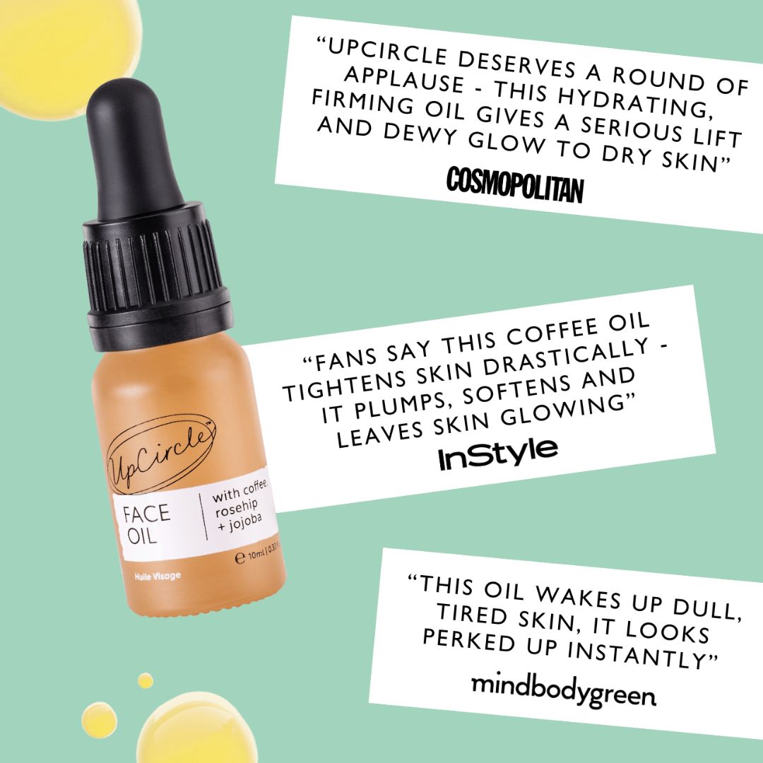 Organic Face Oil with Coffee Extact - Travel Size | UpCircle | Triple