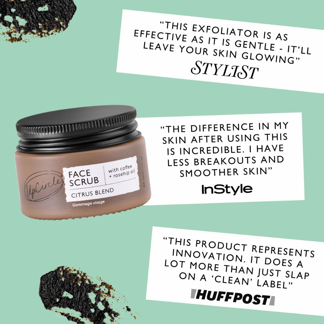 Natural Face Scrub – Citrus Blend – Travel Size | UpCircle | Triple Ve