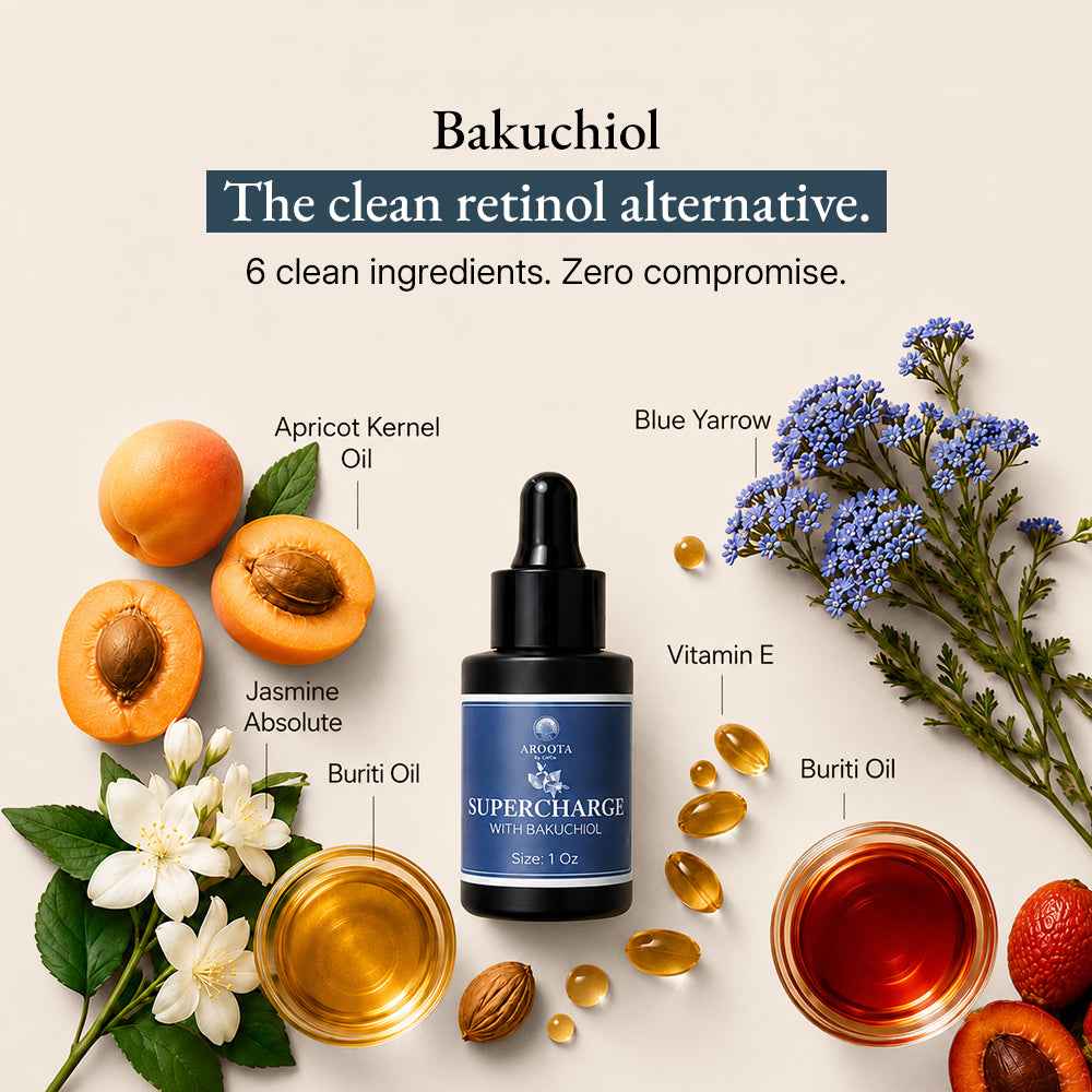Supercharge Bakuchiol Retinol Serum | Green-Beauty Co | AI-Verified Cl