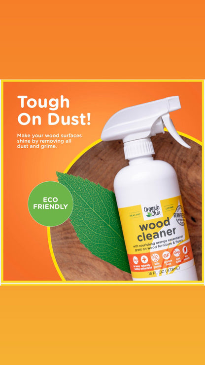 Natural Non-Toxic Wood Cleaner | Organic Chix | Double Verified Clean