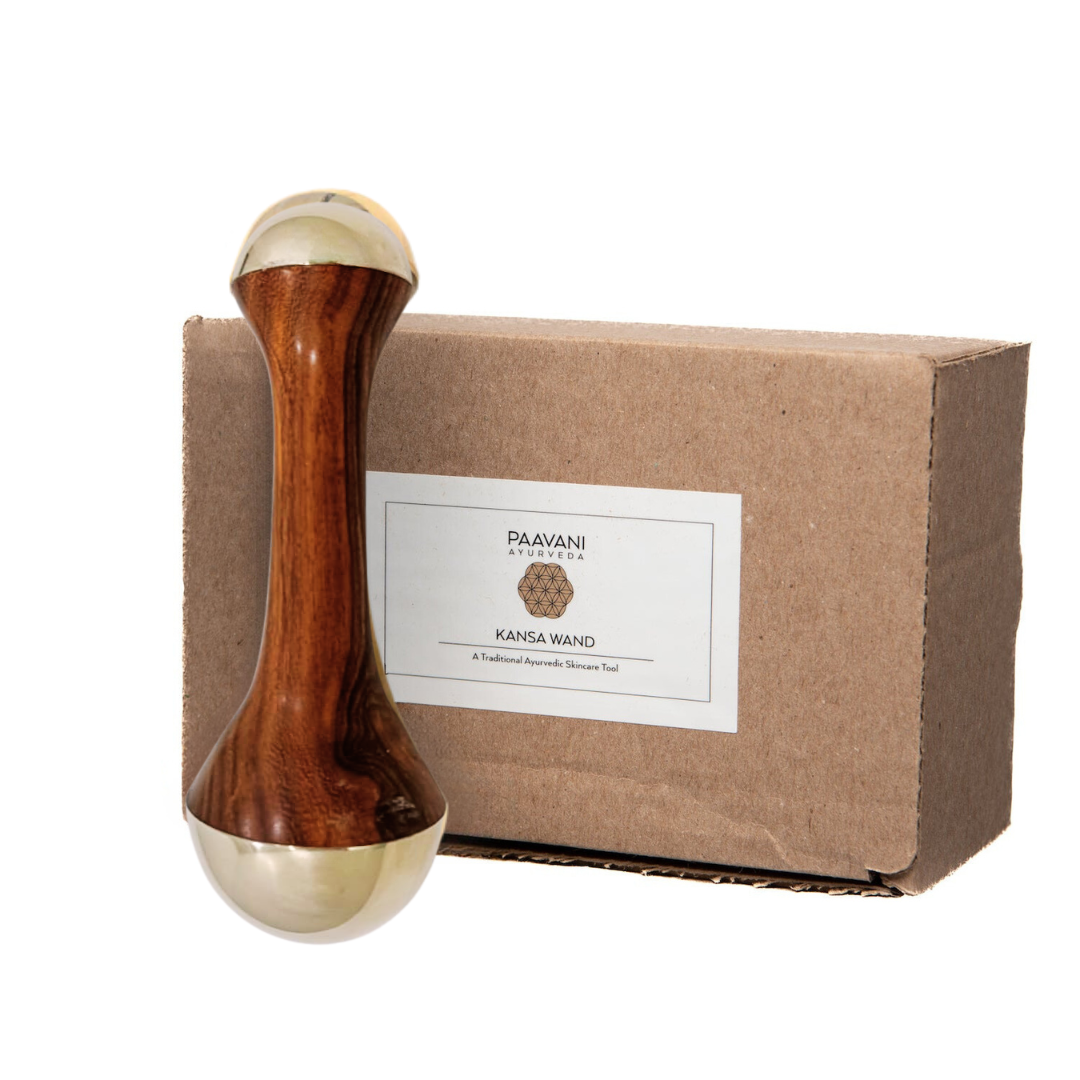 Dual-Dome Kansa Wand | Ayurvedic Tool for Detoxification