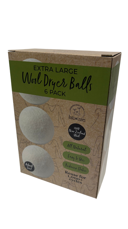 Organic New Zealand Wool Dryer Balls | Roots and Leaves LLC | Double V