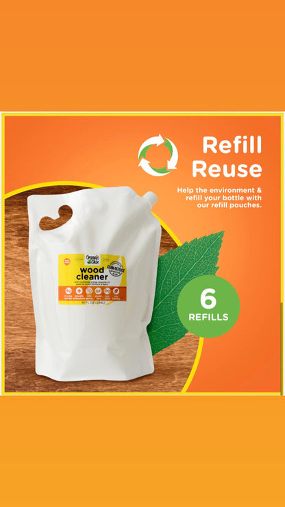 Natural Non-Toxic Wood Cleaner | Organic Chix | Double Verified Clean