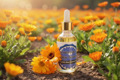 Facial Glow Serum | Danielle Rae Calendula Co | AI-Verified Clean | Da