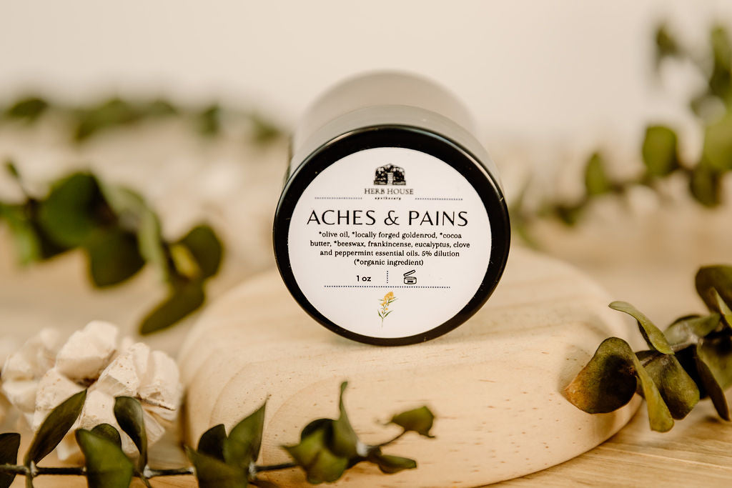 Aches & Pains Salve | Herb House Apothecary | AI-Verified Clean | Daily Ritual Lab