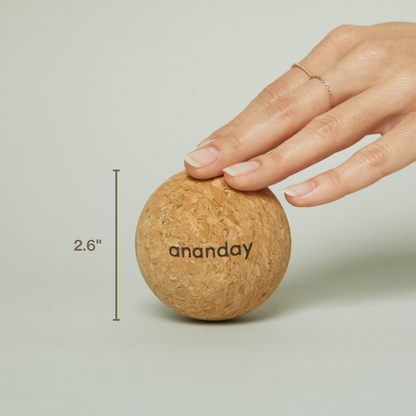 Cork Massage Ball Set | Ananday | AI-Verified Clean | Daily Ritual Lab