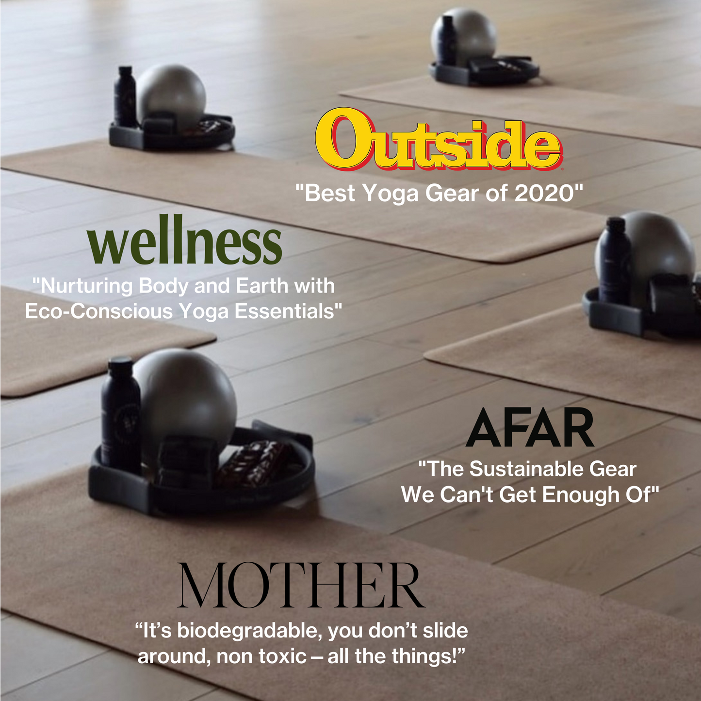 Ananday Cork Yoga Mat | Ananday | AI-Verified Clean | Daily Ritual Lab