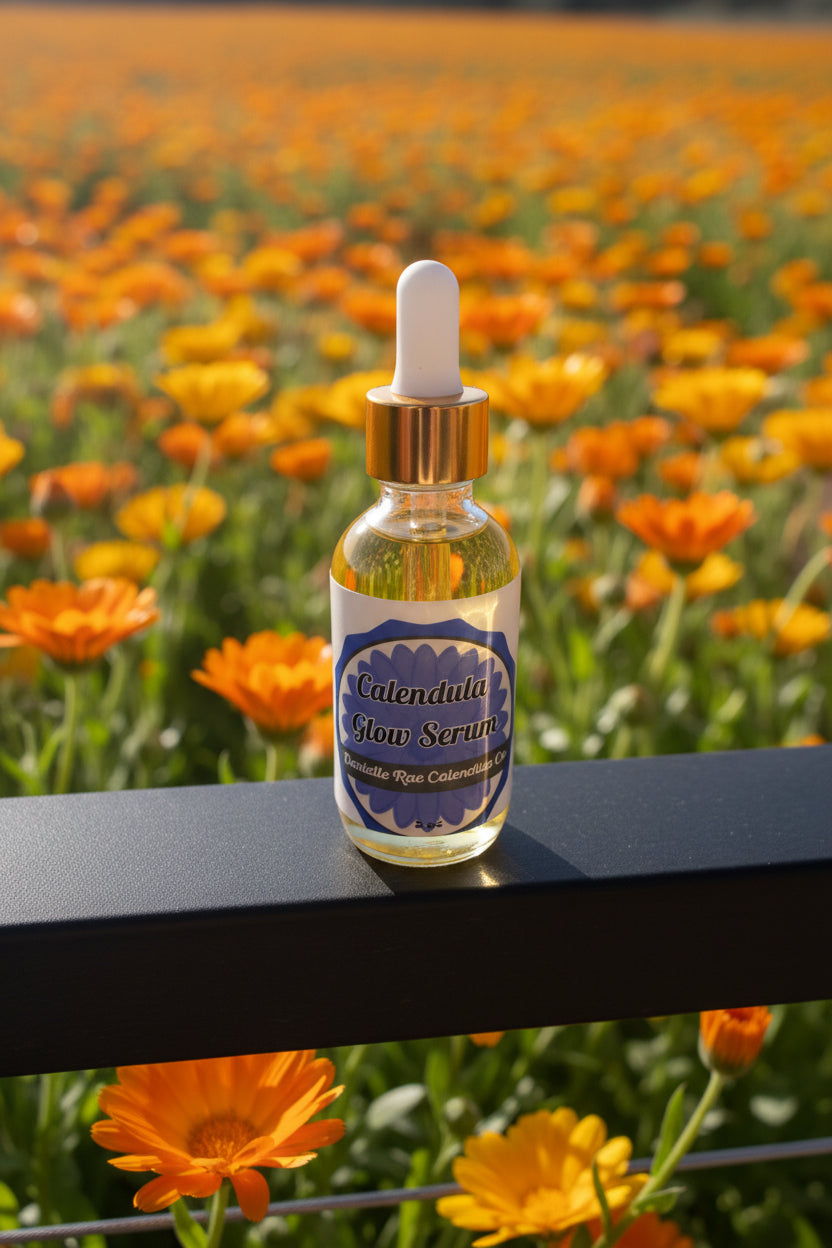 Facial Glow Serum | Danielle Rae Calendula Co | AI-Verified Clean | Da