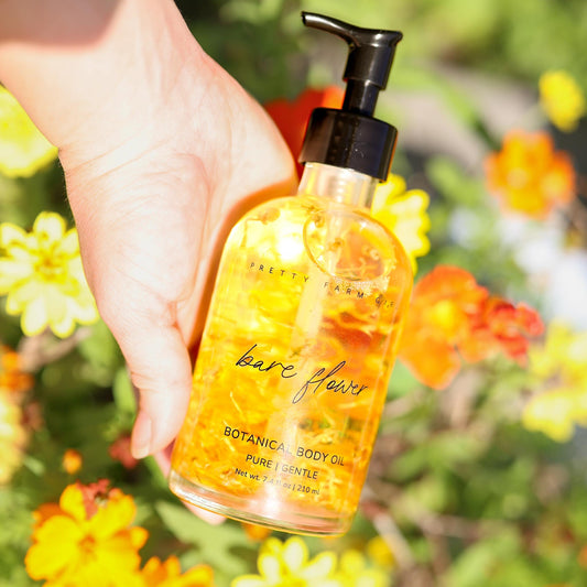 Bare Flower Fragrance-Free Body Oil | Pretty farm girl | Double Verifi