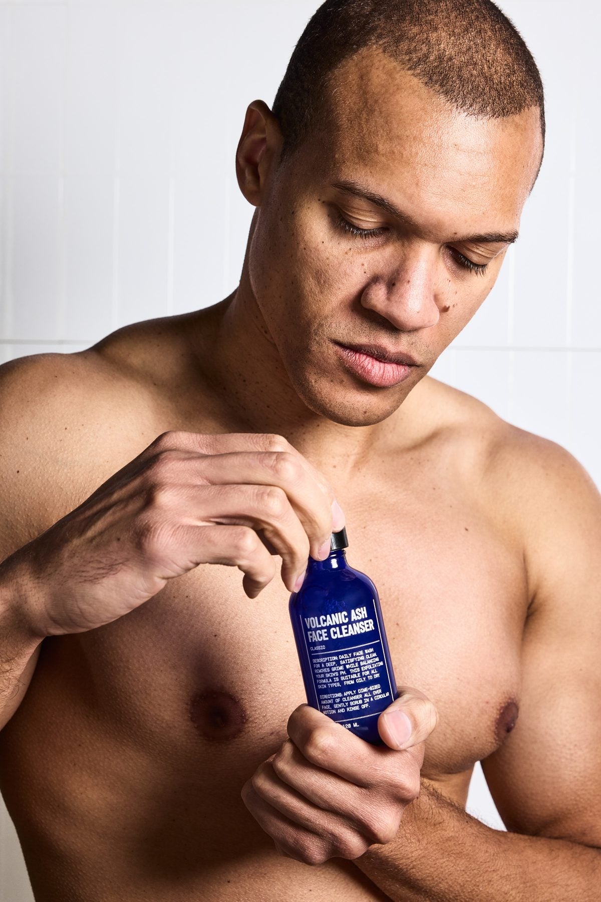 Volcanic Ash Face Cleanser | Blu Atlas | AI-Verified Clean | Daily Ritual Lab