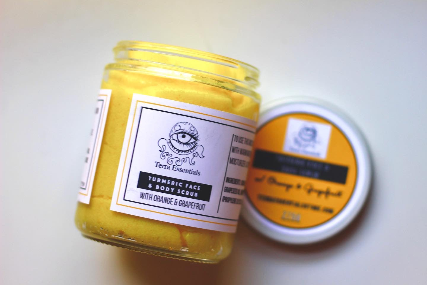 Turmeric Face & Body Scrub | The Earthly Alternative | AI-Verified Cle