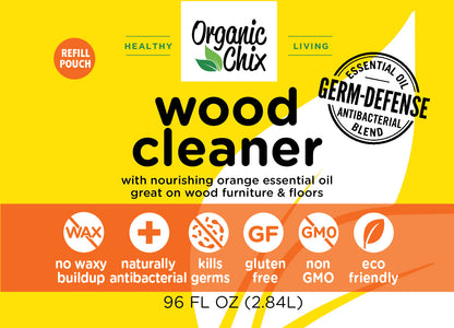 Natural Non-Toxic Wood Cleaner | Organic Chix | Double Verified Clean