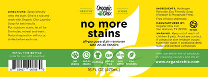 Natural Non-Toxic Stain Remover | Organic Chix | Double Verified Clean