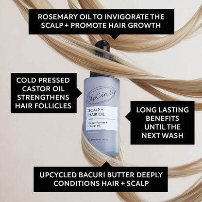 Hair Oil and Serum Duo | UpCircle | Triple Verified Clean | Daily Ritu