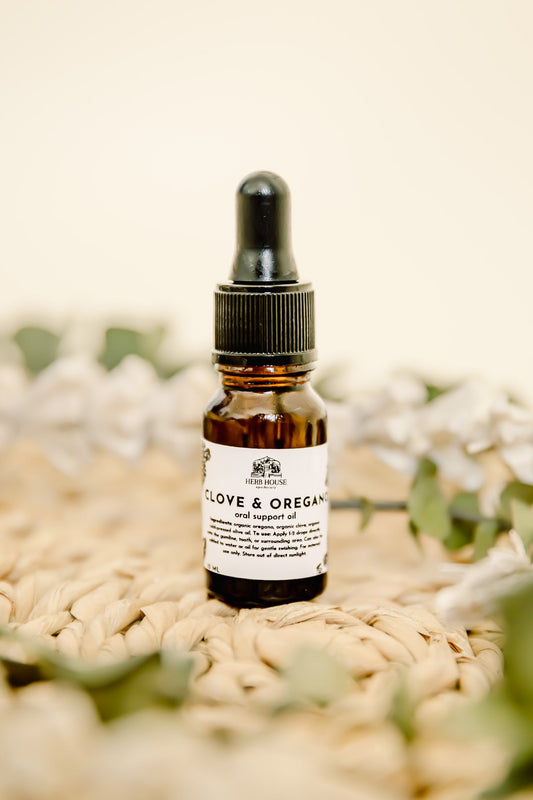 Clove & Oregano Oral Support Oil | Herb House Apothecary | AI-Verified