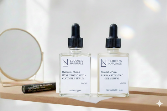 Serum Duo for Dry Skin | Elodie's Naturals | AI-Verified Clean | Daily Ritual Lab