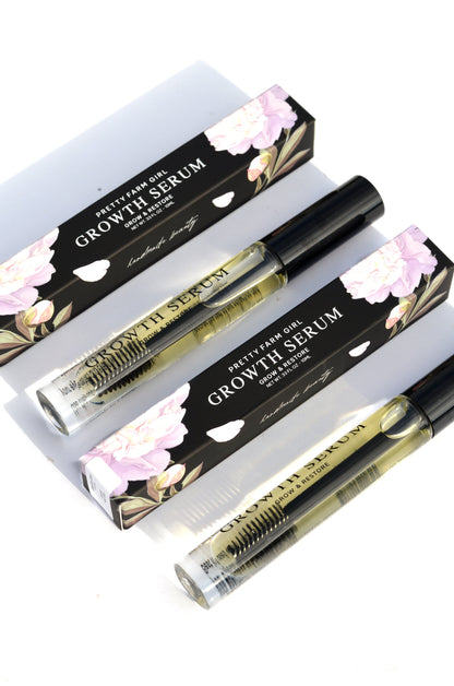 Eyelash + Eyebrow Growth Serum | Pretty farm girl | Double Verified Cl