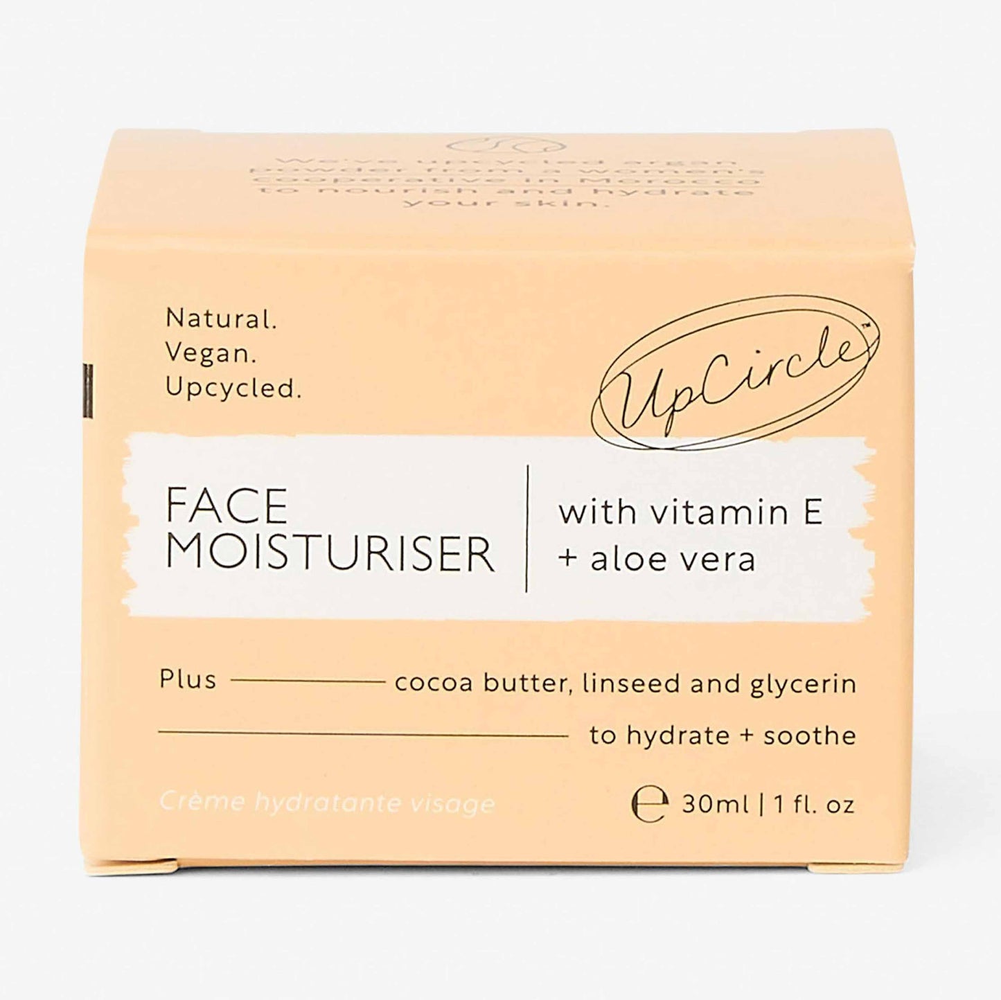 Face Moisturizer with Vitamin E - Travel Size | UpCircle | Triple Veri