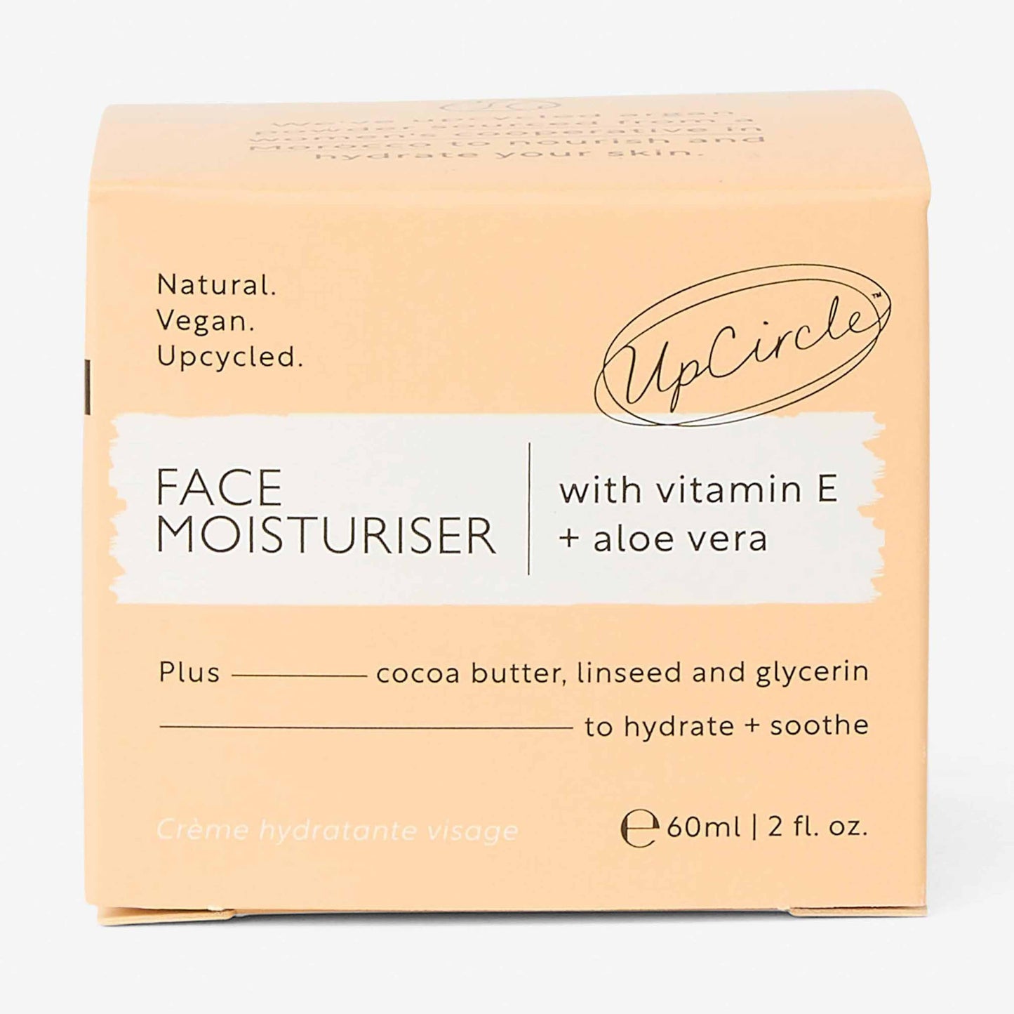 Face Moisturizer with Vitamin E | UpCircle | Triple Verified Clean | D