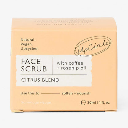 Natural Face Scrub – Citrus Blend – Travel Size | UpCircle | Triple Ve