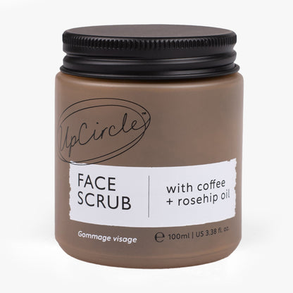 Face Scrub with Coffee + Rosehip Oil | UpCircle | Triple Verified Clea