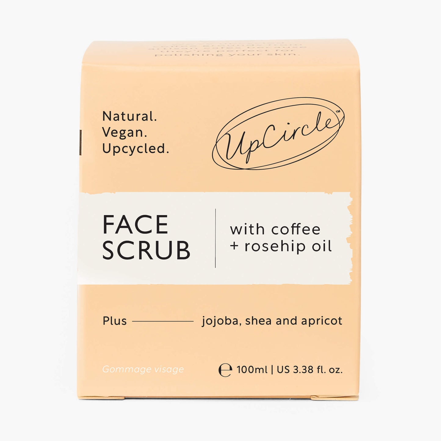 Face Scrub with Coffee + Rosehip Oil | UpCircle | Triple Verified Clea