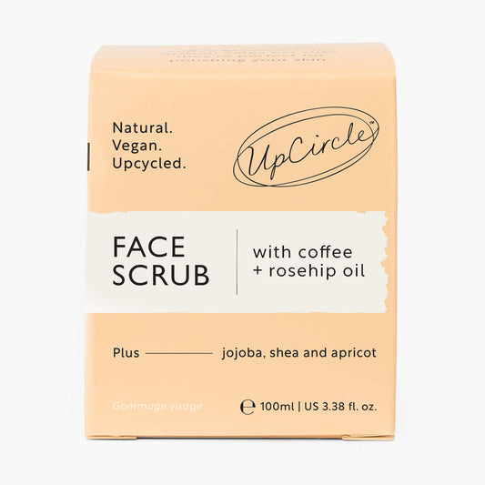 Face Scrub with Coffee + Rosehip Oil | UpCircle | Triple Verified Clea