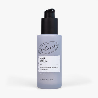 Hair Serum with Fermented Rice Water + Baobab | UpCircle | Triple Veri
