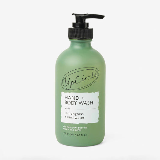 Natural Hand + Body Wash with Lemongrass | UpCircle | Triple Verified Clean | Daily Ritual Lab