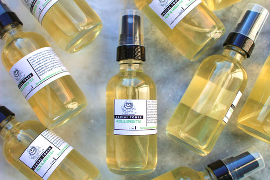 Aloe & Green Tea Facial Toner | The Earthly Alternative | AI-Verified