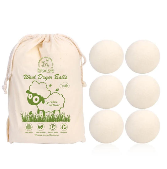 Organic New Zealand Wool Dryer Balls | Roots and Leaves LLC | Double Verified Clean | Daily Ritual Lab