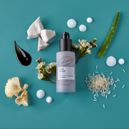 Hair Serum with Fermented Rice Water + Baobab | UpCircle | Triple Veri