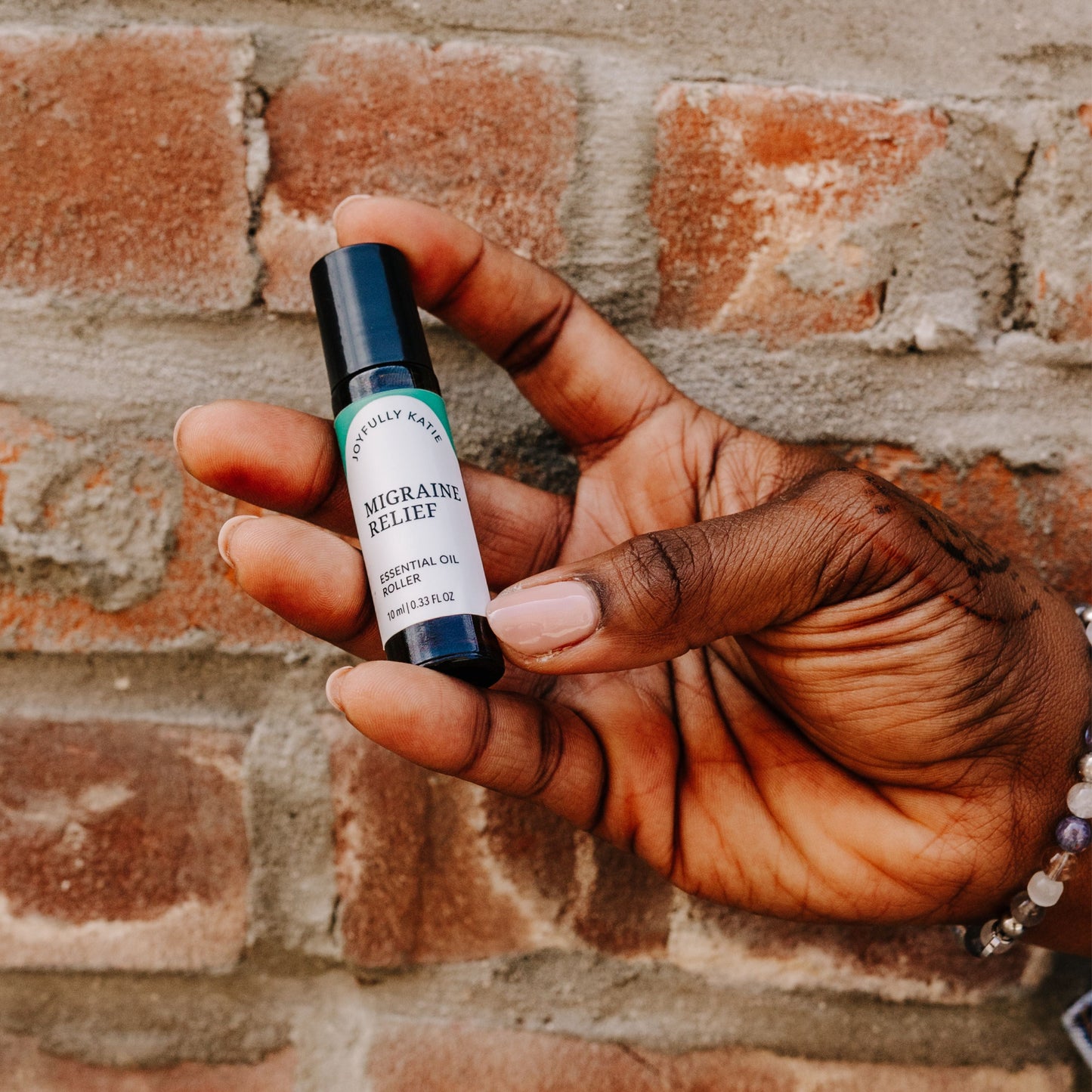 Migraine Relief Essential Oil Roller | Joyfully Katie | AI-Verified Cl