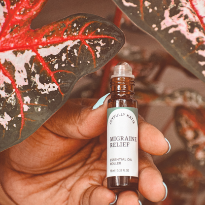 Migraine Relief Essential Oil Roller | Joyfully Katie | AI-Verified Cl