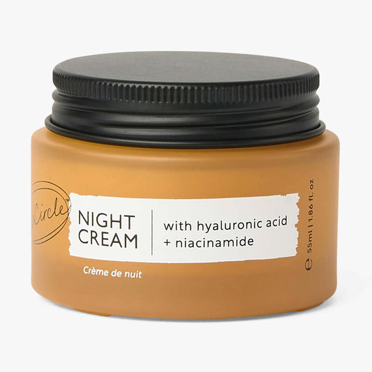 Night Cream with Hyaluronic Acid + Niacinamide | UpCircle | Triple Verified Clean | Daily Ritual Lab
