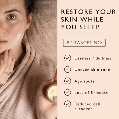 Night Cream with Hyaluronic Acid + Niacinamide | UpCircle | Triple Ver