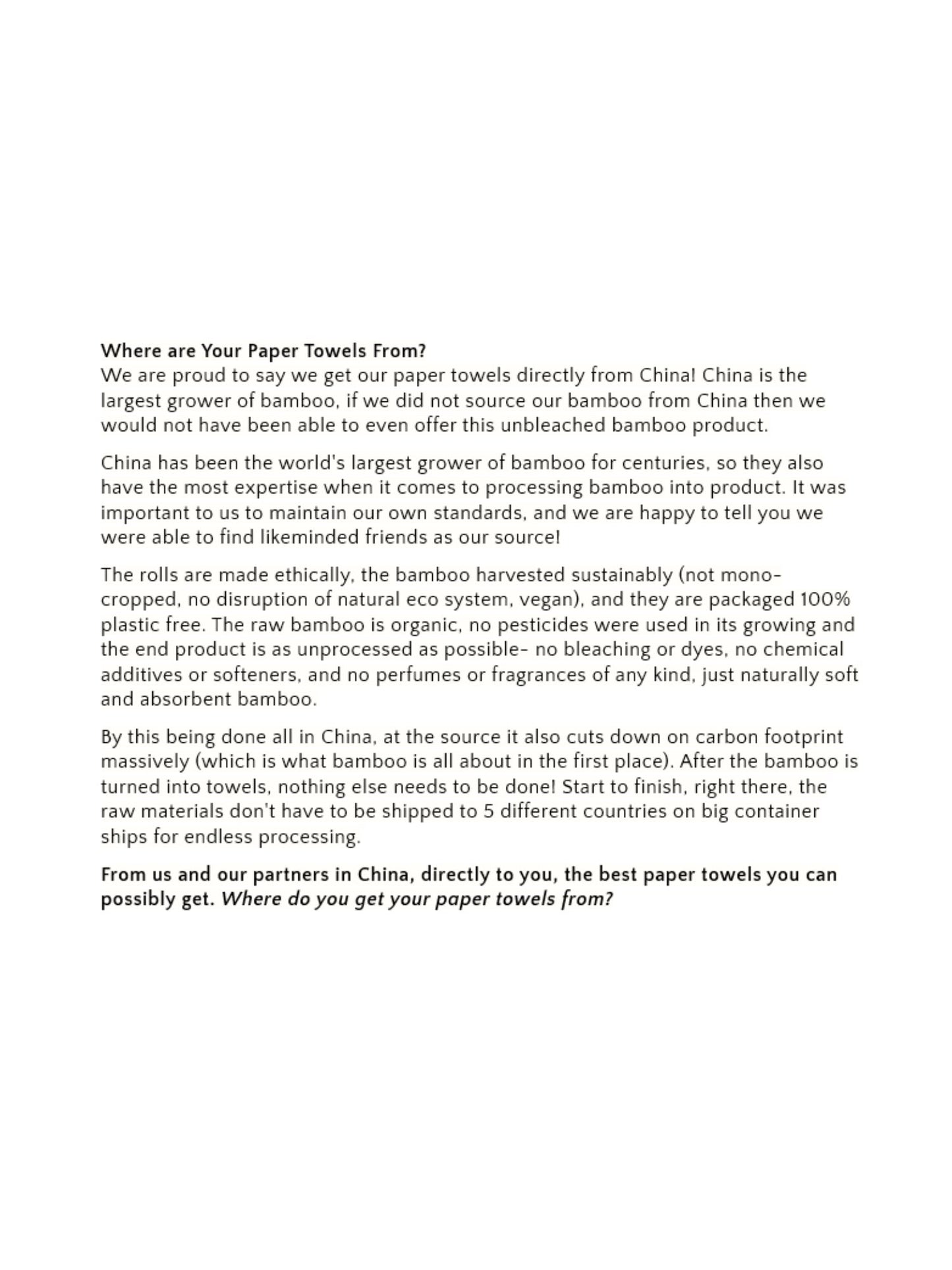 Panda Eco Paper | Rustic Strength | AI-Verified Clean | Daily Ritual Lab