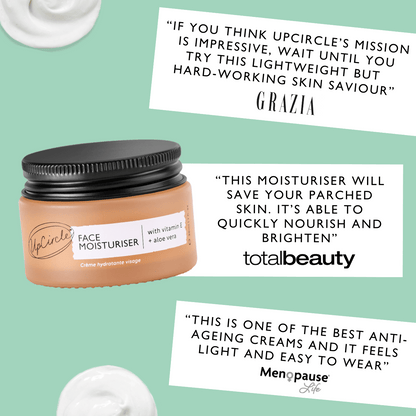 Face Moisturizer with Vitamin E - Travel Size | UpCircle | Triple Veri