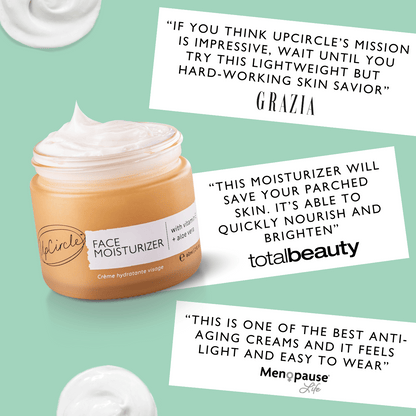 Face Moisturizer with Vitamin E | UpCircle | Triple Verified Clean | D